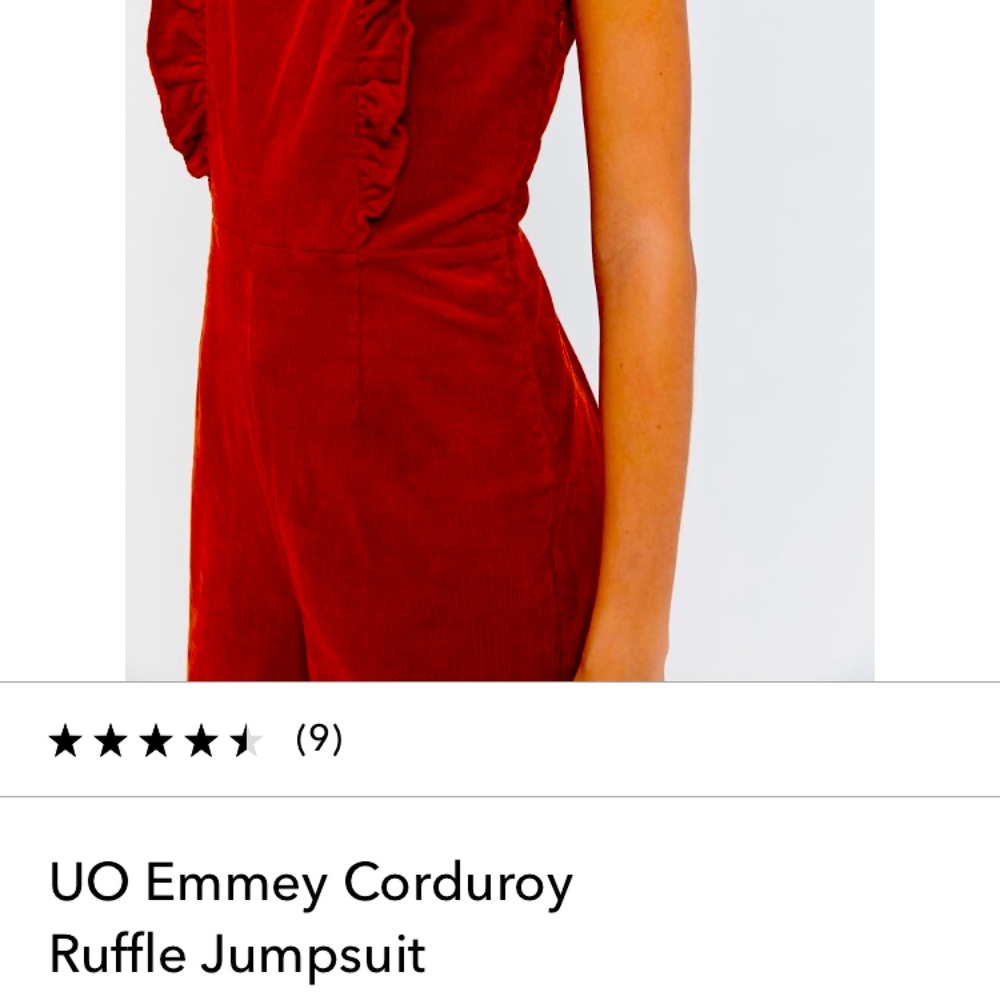 Urban Outfitters Emmey Corduroy Jumpsuit-WANT